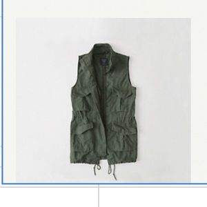 Abercrombie Long Military Vest